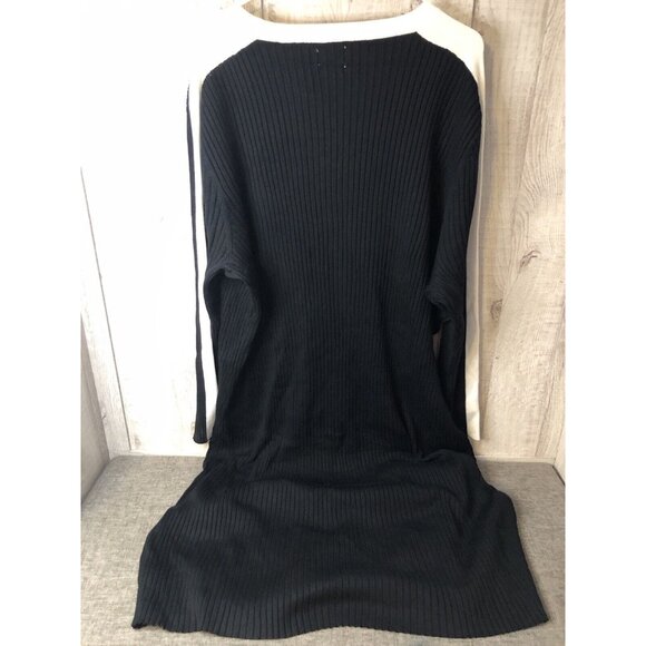 Womens Future Collective Kahlana Brown Black Sweater Dress Size 4X Large. G3 - Picture 3 of 6
